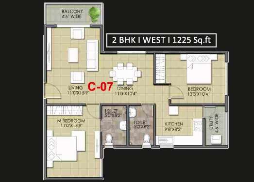meda greens apartment 2 bhk 1225sqft 20235119005151