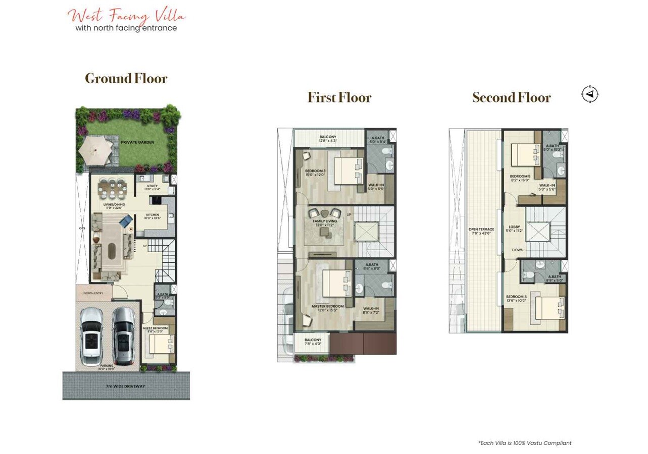 5 BHK 3139 Sq. Ft. Villa
