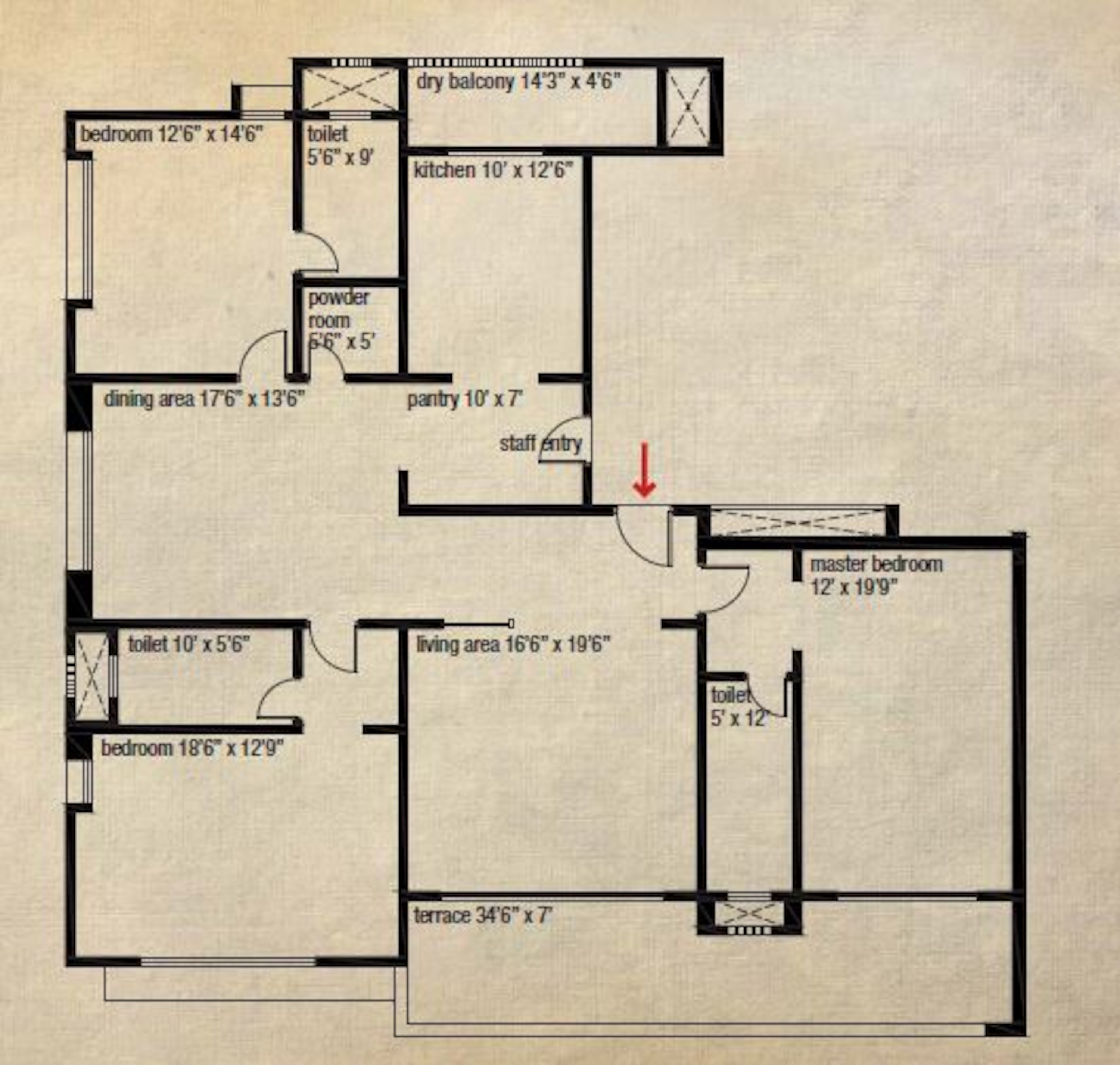 mittal mermit auriga apartment 3bhk 2790sqft361