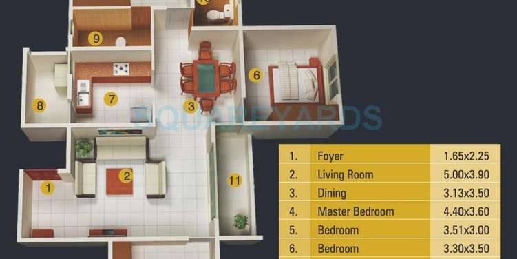 mj lifestyle amadeus apartment 3bhk 1373sqft 1