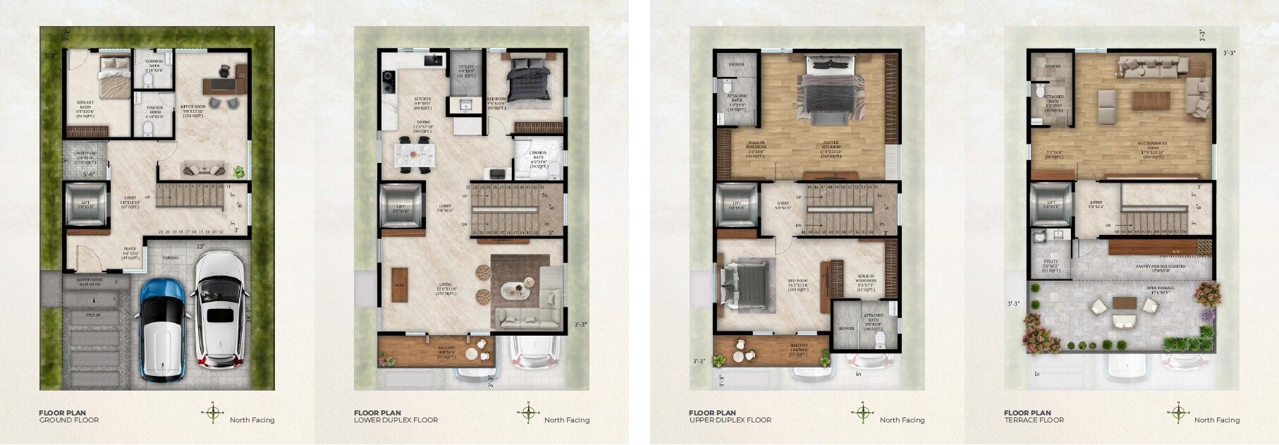 4 BHK 2746 Sq. Ft. Villa