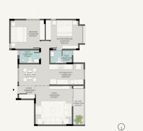 2 BHK 1349 Sq. Ft. Apartment in MPN Green Storeys