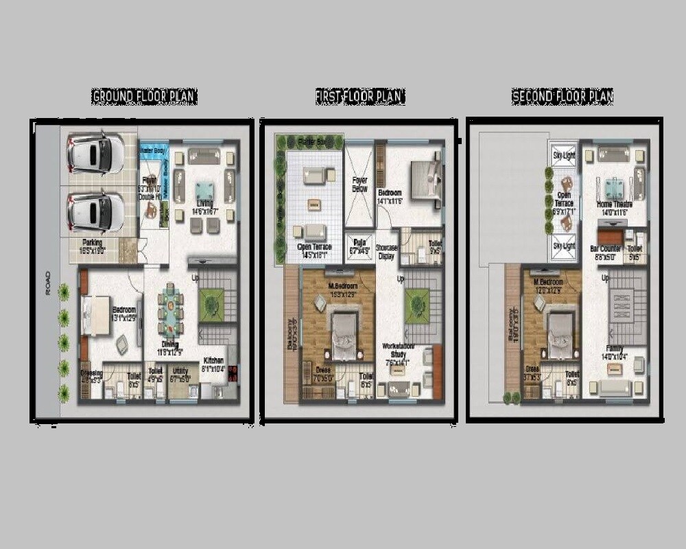 4 BHK 3155 Sq. Ft. Villa