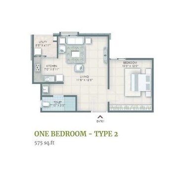  1 BHK Apartment at Nandi Citadel, Bannerghatta Road – for Sale
