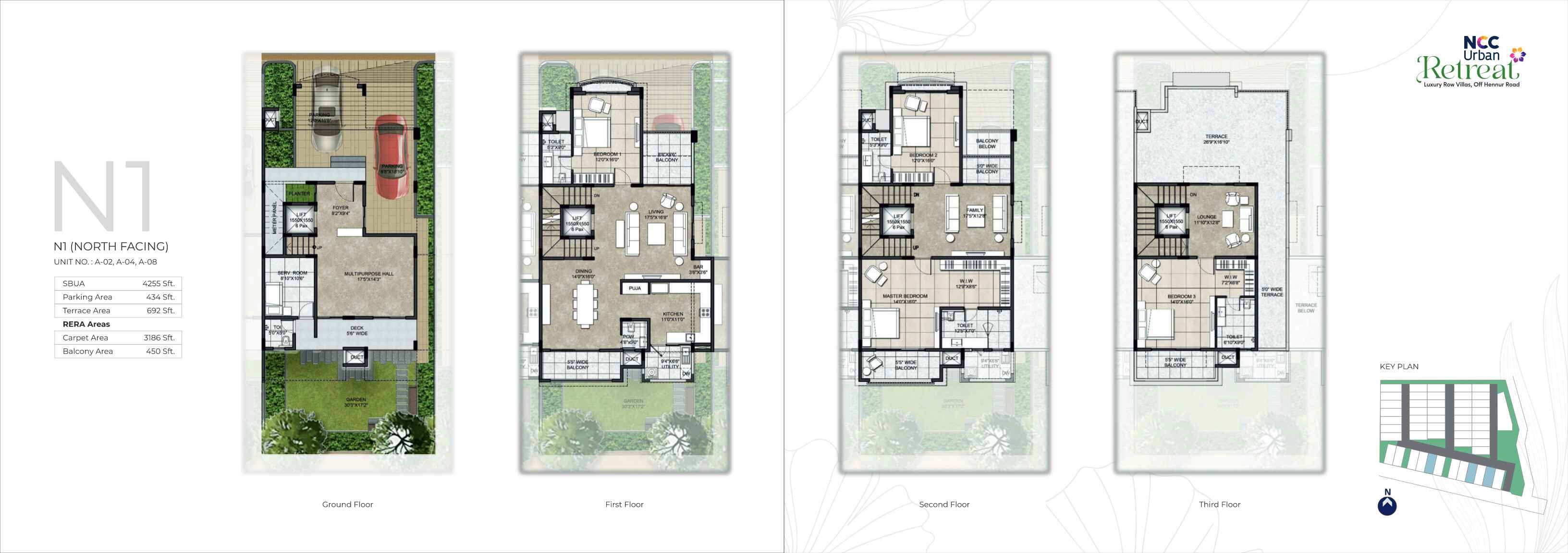 4 BHK 4225 Sq. Ft. Row House