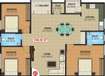 NCN Diamond 3 BHK Layout