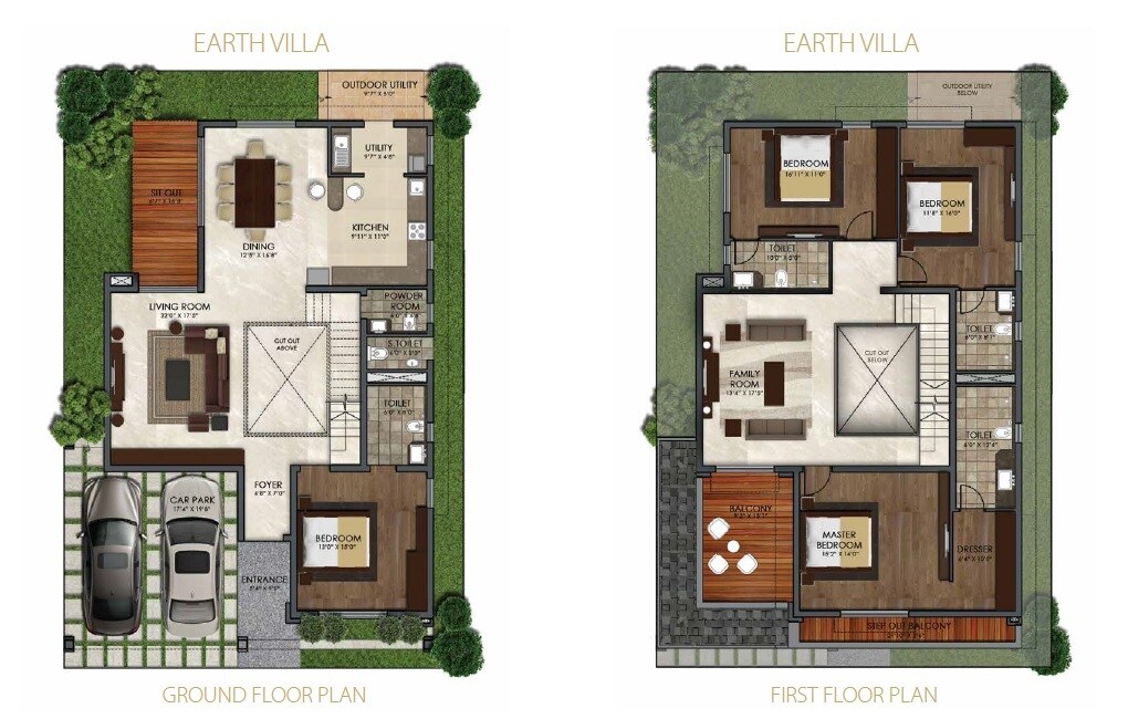4 BHK 3664 Sq. Ft. Villa