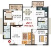 Om Sai Heritage 2 BHK Layout