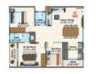 Opera Canopus 3 BHK Layout