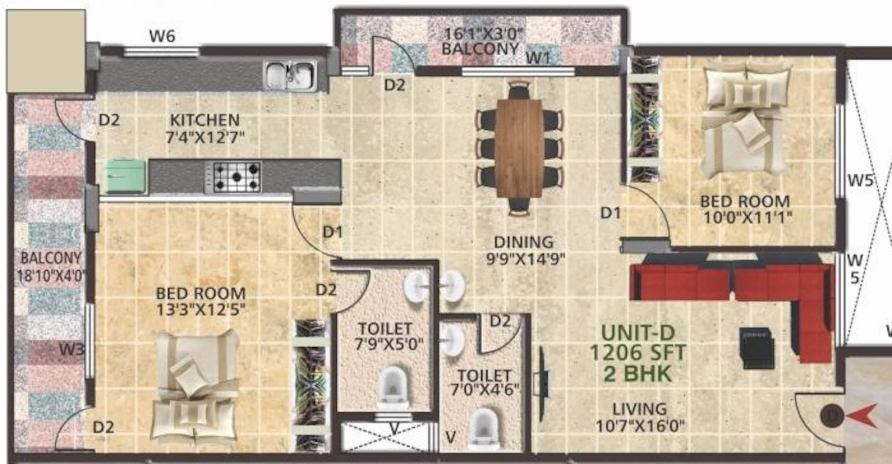 opera white house apartment 2bhk 1206sqft81