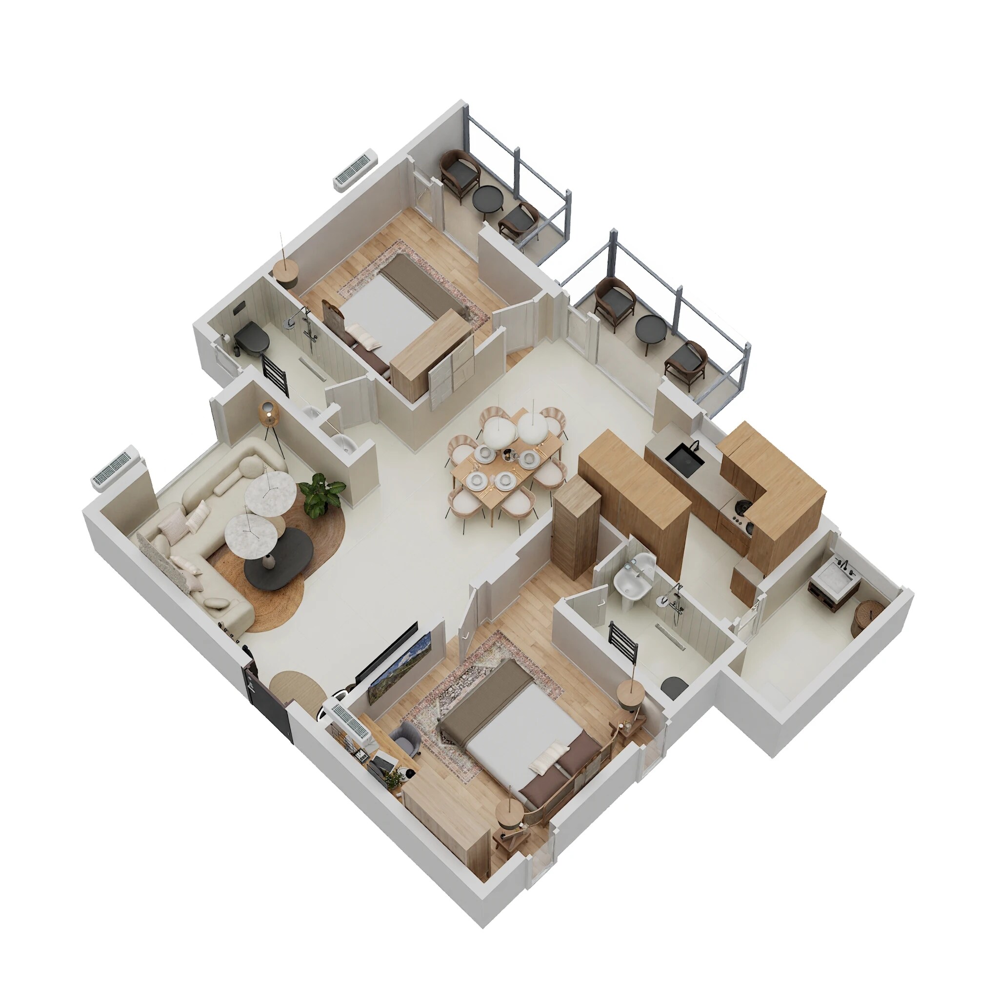 2 BHK 1146 Sq. Ft. Apartment