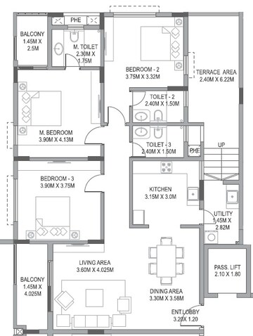  3 BHK Apartment at Paranjape Wind Fields, Kempapura – for Sale