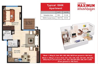 1 BHK Apartment For Resale in Pashmina Codename Maximum Khushiyaan Baiyappanahalli Bangalore  7246477