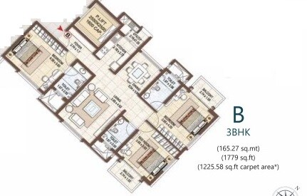 Other, pashmina-waterfront 3 Bedroom 1779 Sq.Ft. Apartment In Bhattarahalli Bangalore 9721616