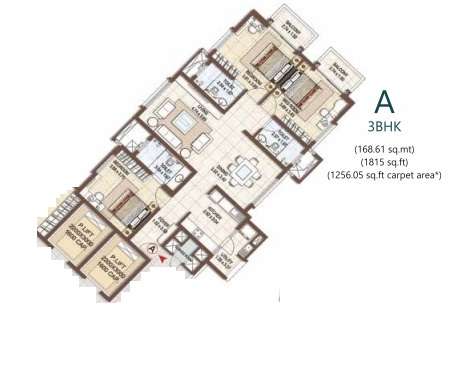 pashmina waterfront apartment 3 bhk 1815sqft 20204515104547