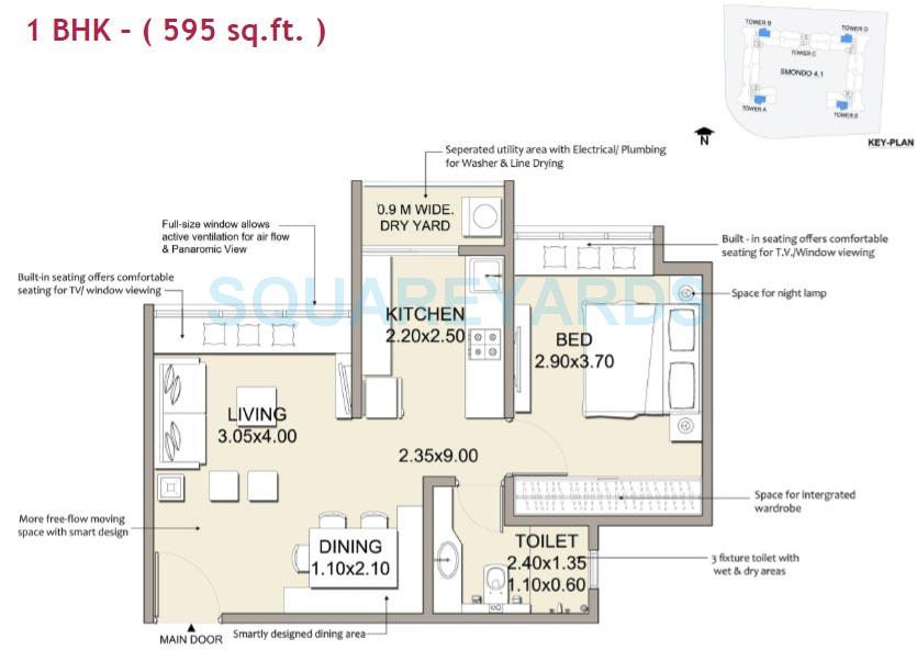 patel smondo 4 apartment 1bhk 595sqft 1