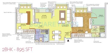  2 BHK Apartment at Patel Smondoville, Electronic City – for Rent
