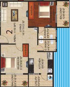peace sapphire apartment 2 bhk 1110sqft 20211016121034