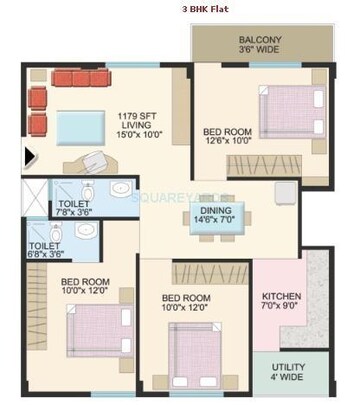  3 BHK Apartment at Prestige Acropolis, Kadugodi – for Sale