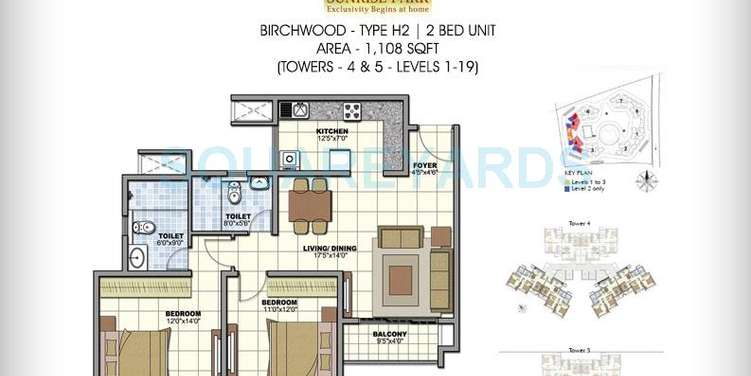 prestige birchwood apartment 2bhk 1112sqft1