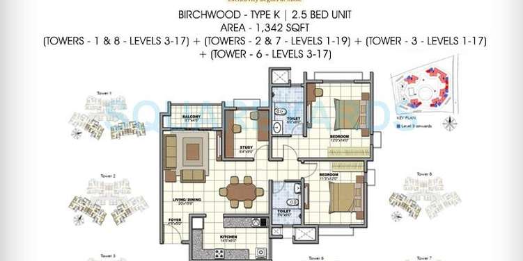 prestige birchwood apartment 2bhk 1341sqft1