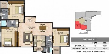  3 BHK Apartment at Prestige Botanique, Basavanagudi – for Rent