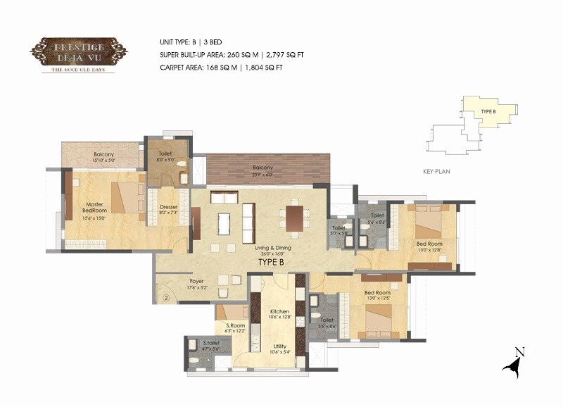 3 BHK 2797 Sq. Ft. Apartment