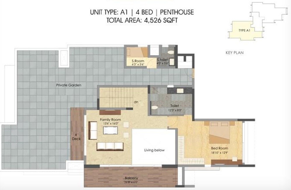 4 BHK 4526 Sq. Ft. Apartment