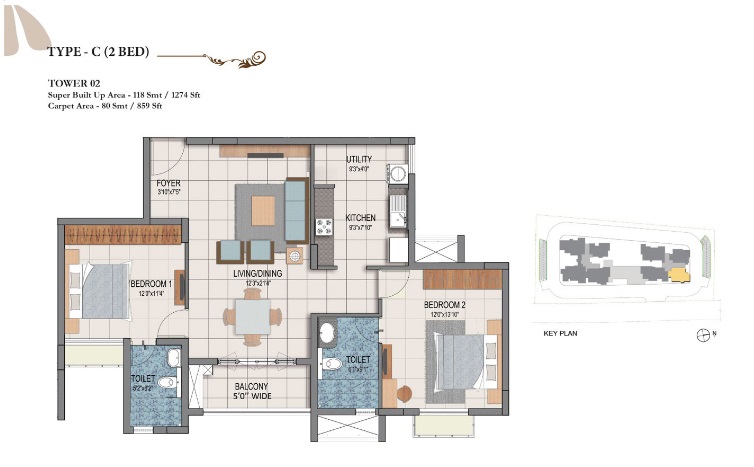 prestige dolce vita apartment 2 bhk 1274sqft 20211121161106