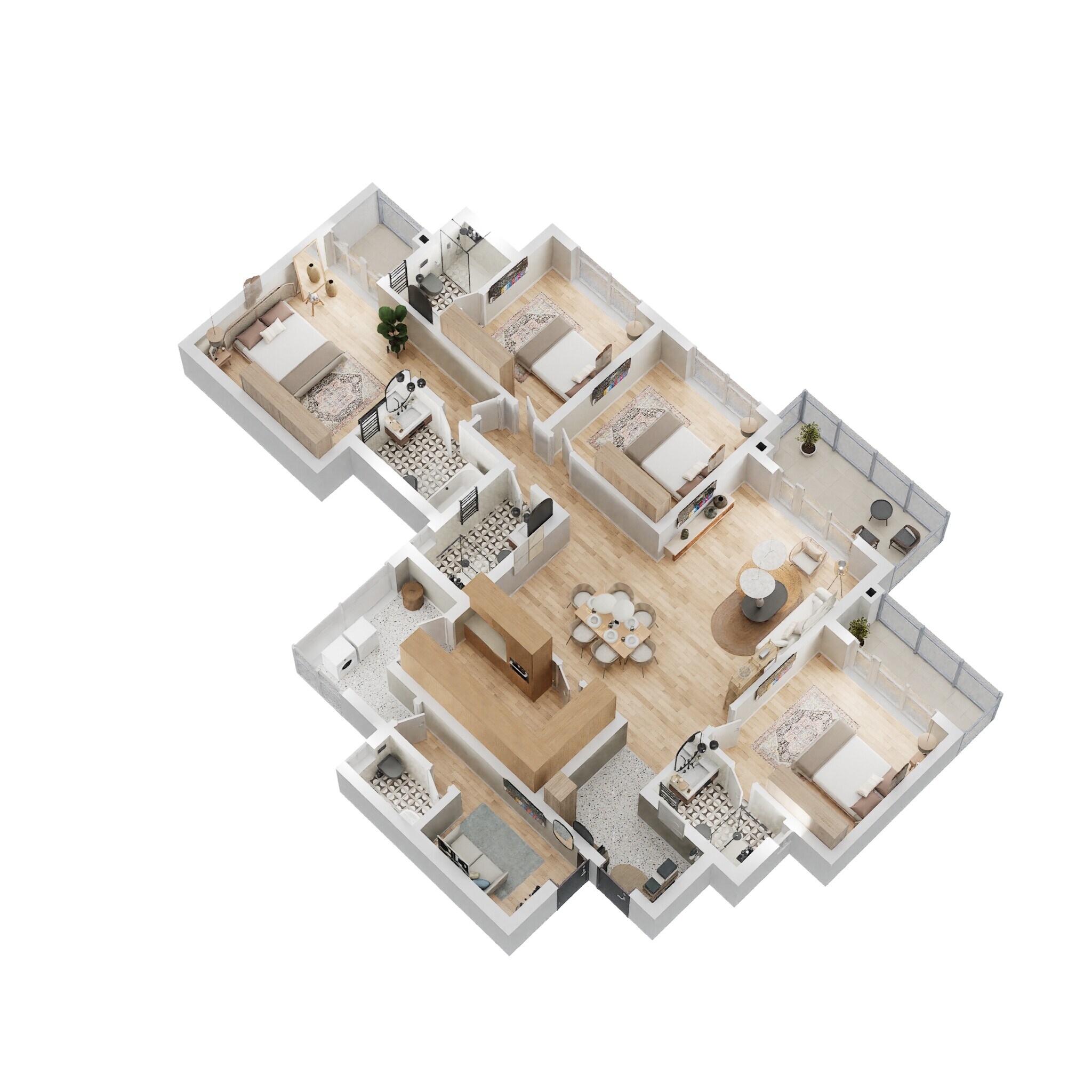 4 BHK 2488 Sq. Ft. Apartment