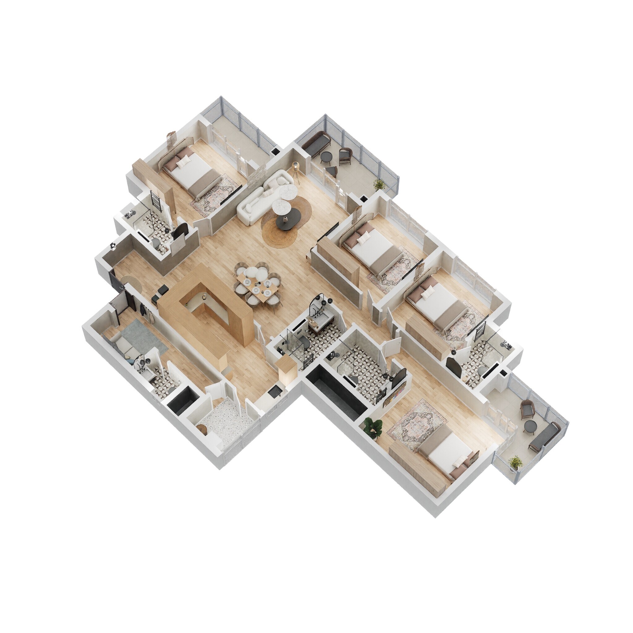 4 BHK 2575 Sq. Ft. Apartment