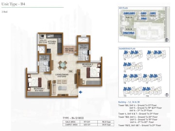  2 BHK Apartment at Prestige Finsbury Park Hyde, Bagaluru  – for Rent