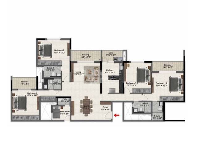 Prestige Glenbrook Floor Plans Whitefield, Bangalore