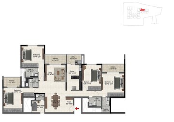  4 BHK Apartment at Prestige Glenbrook, Whitefield – for Sale