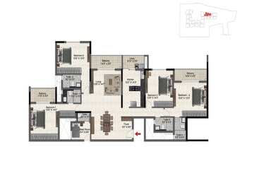  4 BHK Apartment at Prestige Glenbrook, Whitefield – for Sale