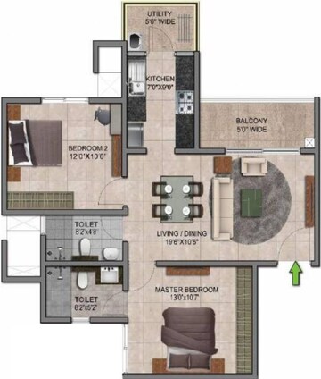 2 BHK Apartment at Prestige Jindal City, Bagalakunte – for Sale