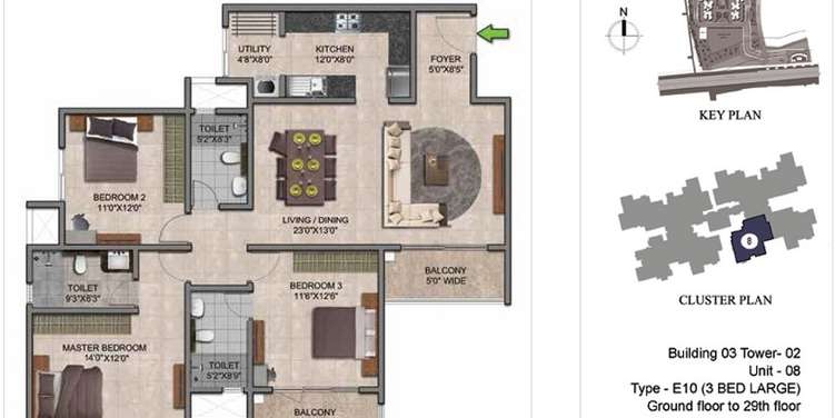 prestige jindal city phase 2 apartment 3 bhk 1719sqft 20220302170333