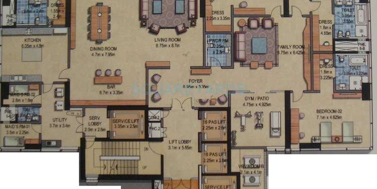 prestige kingfisher towers apartment 4bhk 8321sqft1