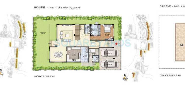 prestige lakeside habitat villas villa 4bhk 4003sqft 1