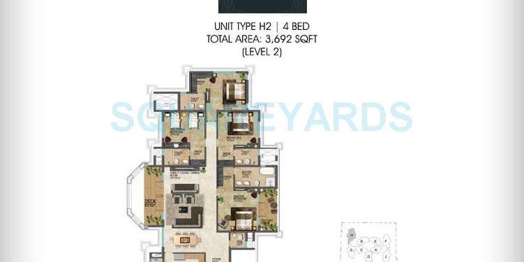 prestige leela residency apartment 4bhk 3692sqft1