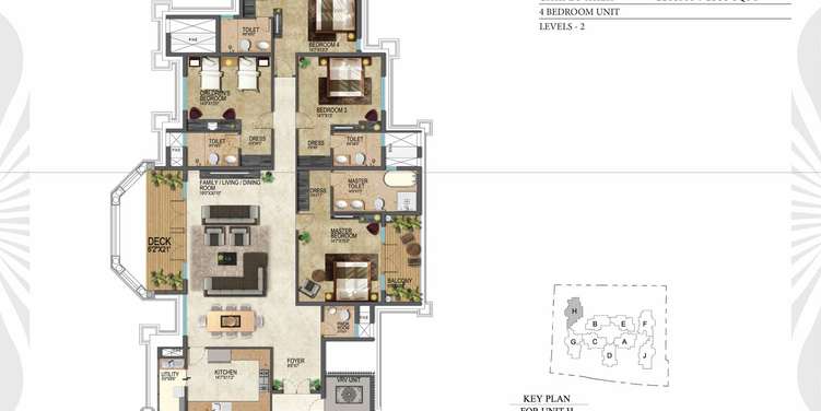 prestige leela residency apartment 4bhk 3693sqft 20202627122621