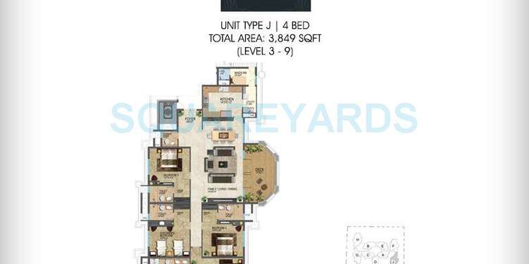 prestige leela residency apartment 4bhk 3849sqft1