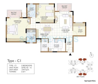 2 BHK Apartment For Resale in Prestige Notting Hill Bannerghatta Road Bangalore  6572114