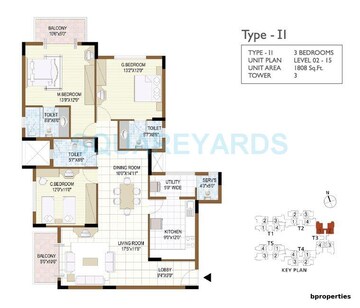  3 BHK Apartment at Prestige Notting Hill, Bannerghatta Road – for Rent