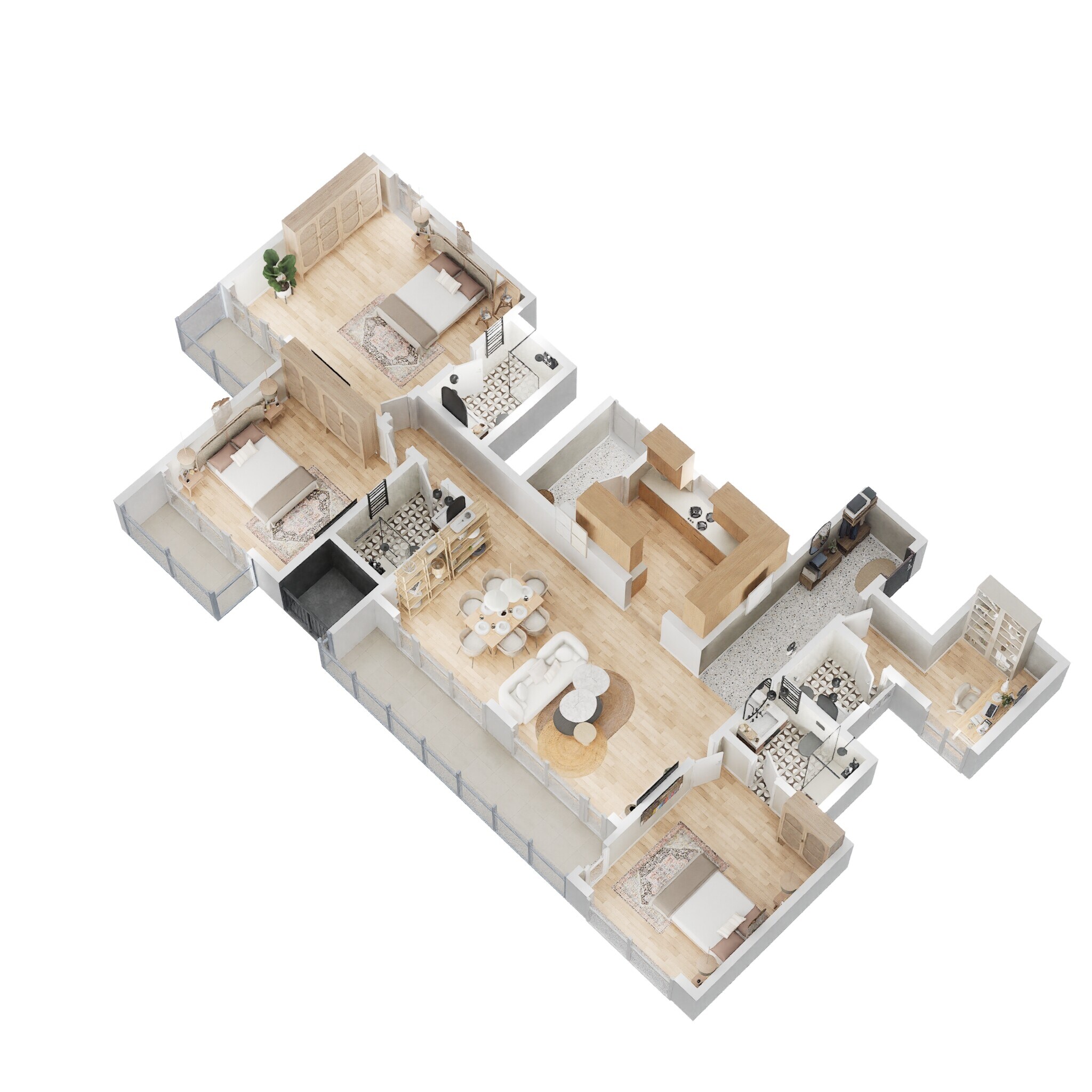 3 BHK 2204 Sq. Ft. Apartment