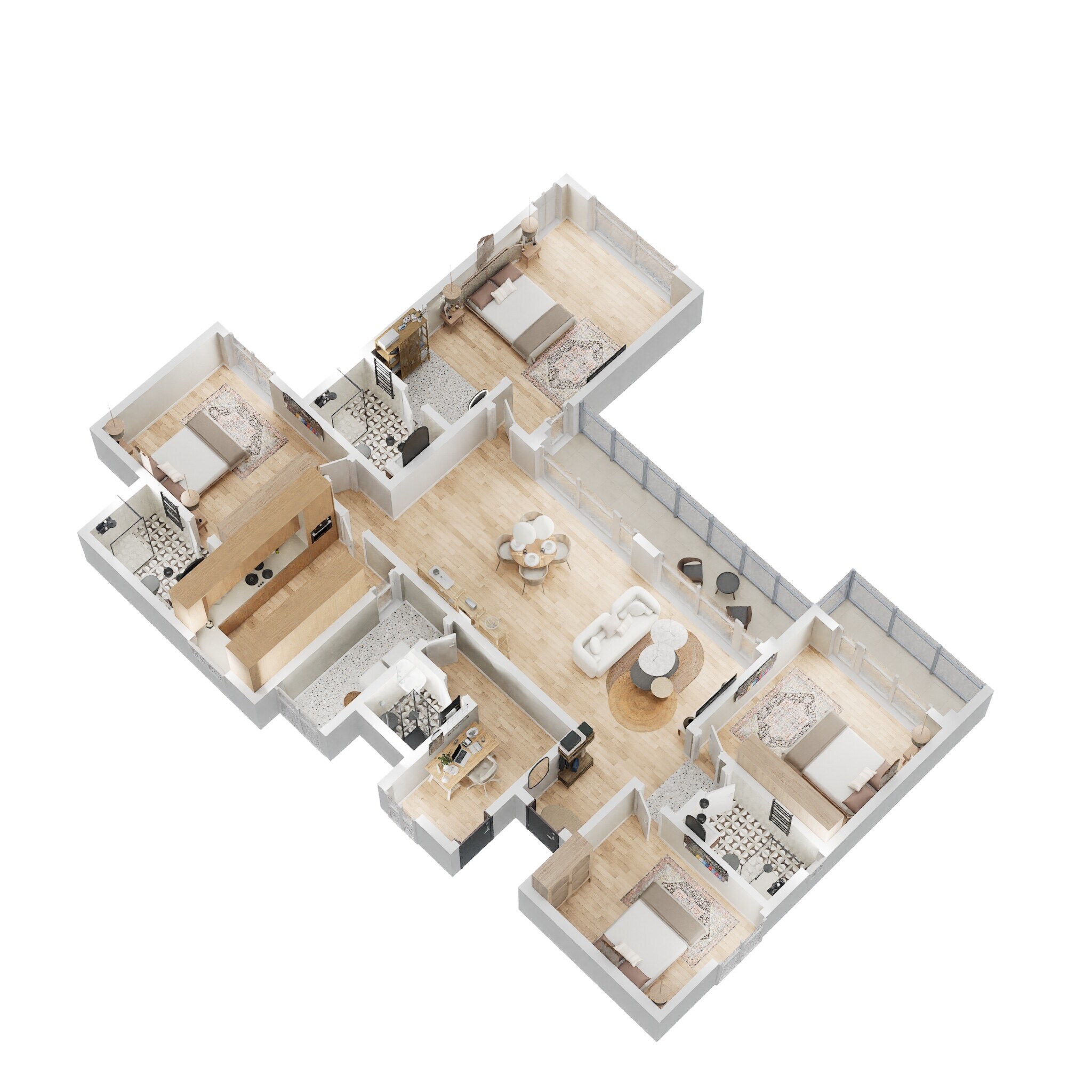 4 BHK 2369 Sq. Ft. Apartment