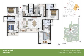  4 BHK Apartment at Prestige Park Grove, Whitefield – for Sale