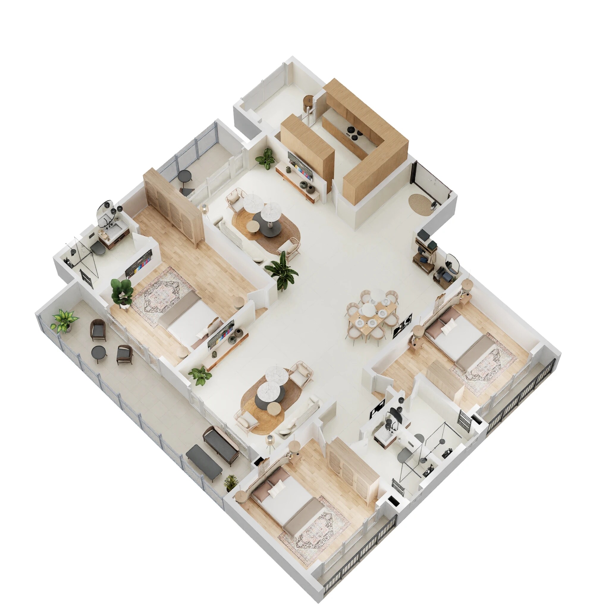 3 BHK 2621 Sq. Ft. Apartment