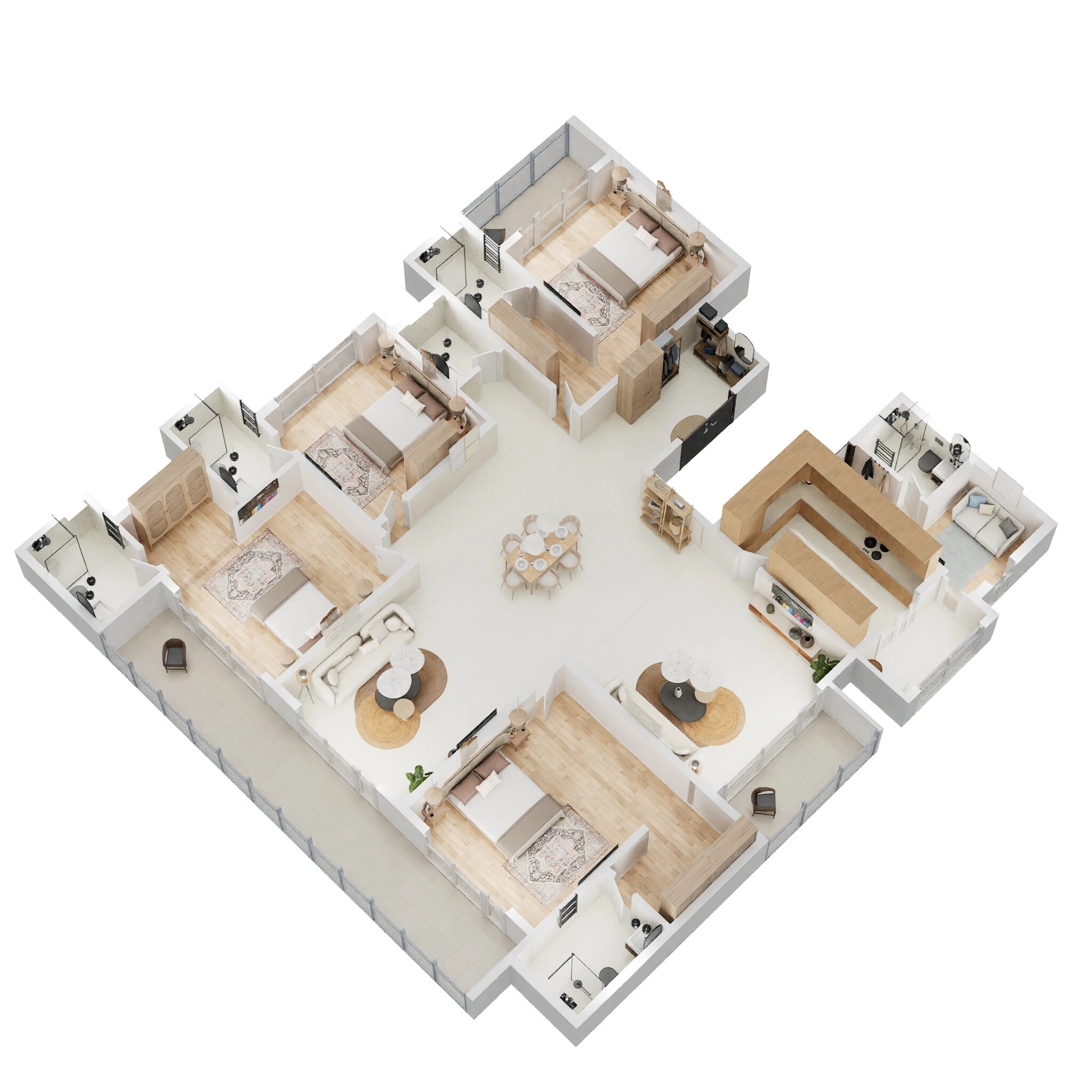 4 BHK 3556 Sq. Ft. Apartment