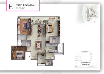  3 BHK Apartment at Prestige Raintree Park, Varthur – for Sale